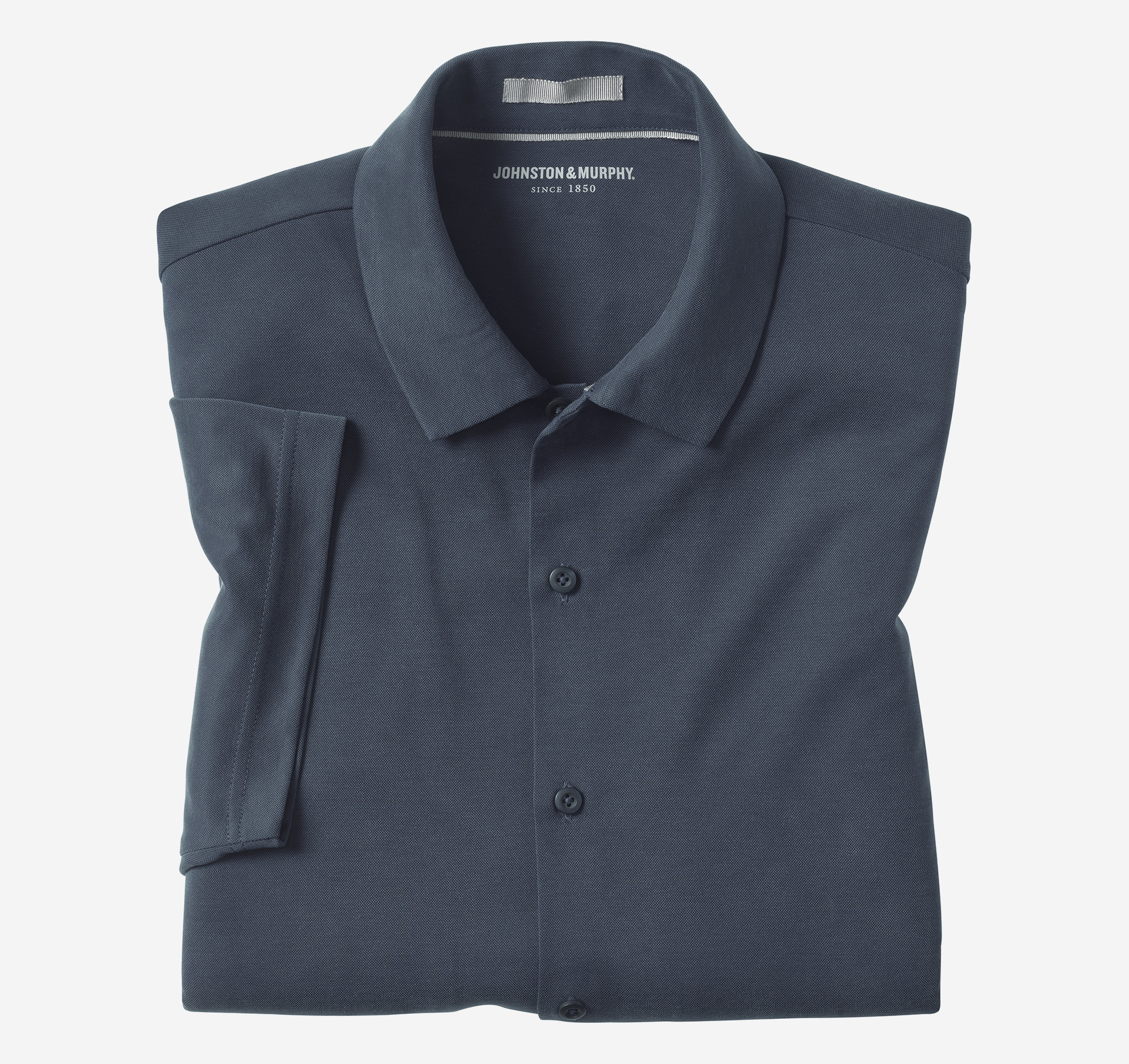 Image: Vintage Birdseye Button-Front Shirt