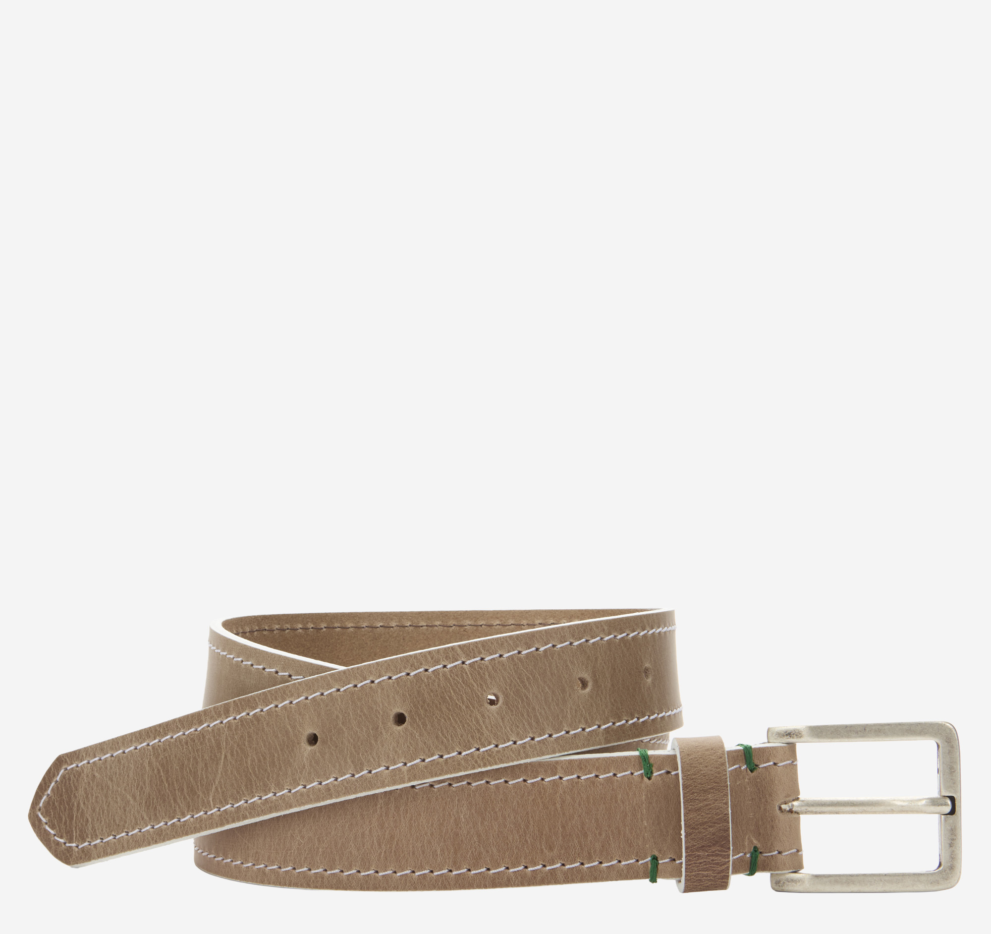 Image: White-Edge Waxed Leather Belt