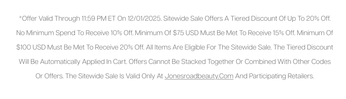 Sitewide Sale T&Cs - Learn More