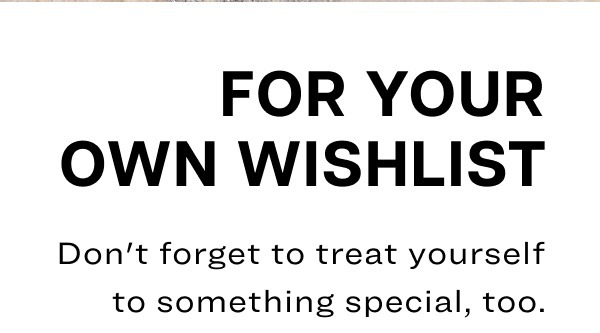 Don't forget to treat yourself 
