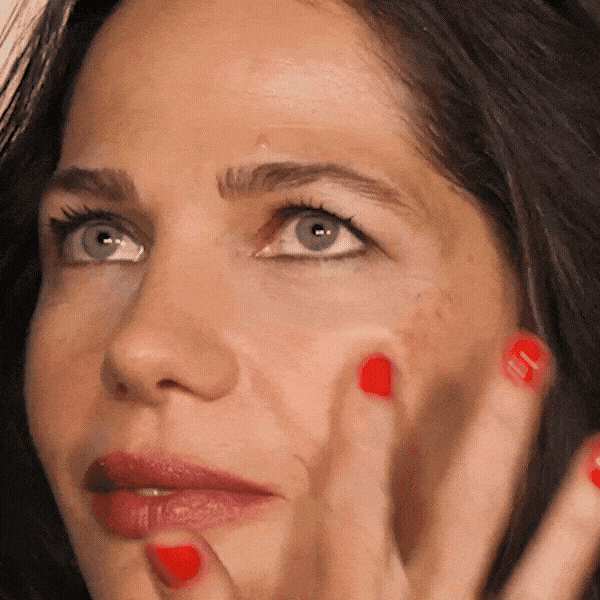 Tap a bit of&nbsp;Gel Tint onto the high points of your face to brighten & glow.