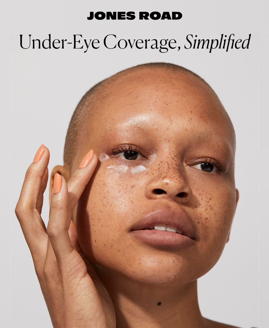 Under-eye coverage, simplified