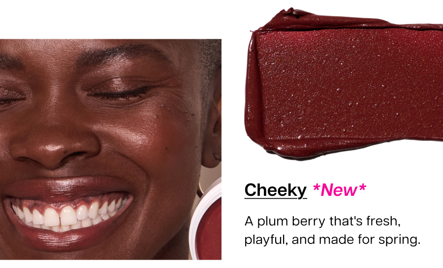 Cheeky *New*: A plum berry that's fresh, playful, and made for spring.