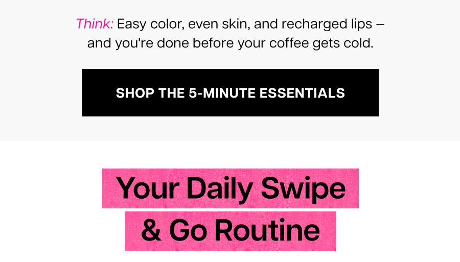 Your daily swipe & go routine