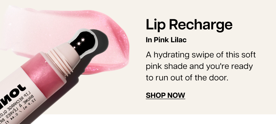 Lip Recharge in Pink Lilac.A hydrating swipe of this soft pink shade and you're ready to run out of the door.