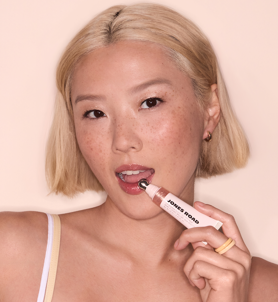 Recharge your routine with our favorites for spring — gold tones, soft pink, and a lip that catches the light.