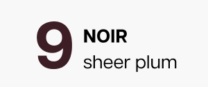 Noir&nbsp;sheer plum
