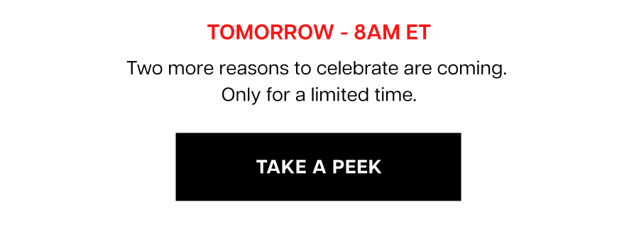 Tomorrow - 8am ET