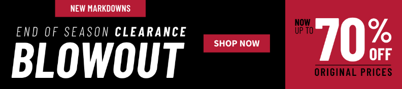 New Markdowns End of Season Clearance Blowout | Up to 70% Off Original Prices | Shop Now