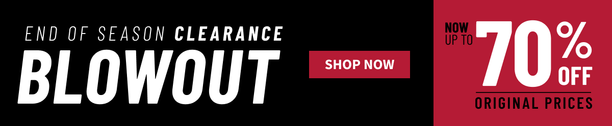 End of Season Clearance Blowout | Up to 70% Off Original Prices | Shop Now