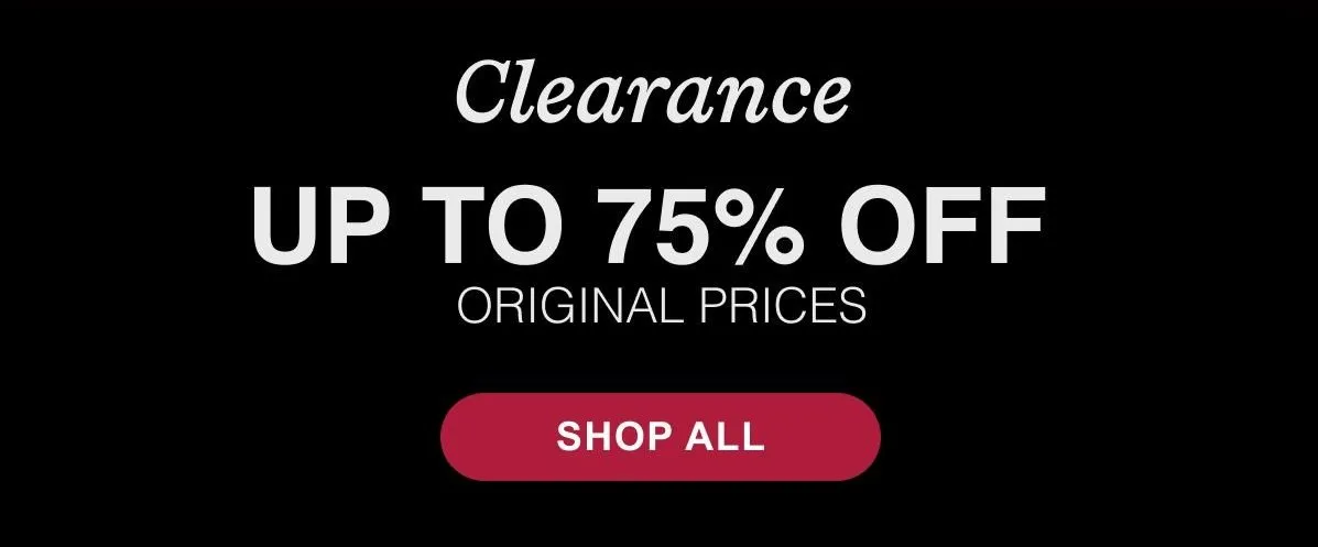 New Markdowns | Clearance Up to 75% Off Original Prices | Shop All