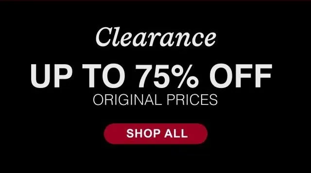 New Markdowns | Clearance Up to 75% Off Original Prices | Shop All