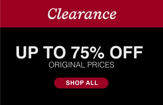 New Markdowns | Clearance Up to 75% Off Original Prices | Shop All
