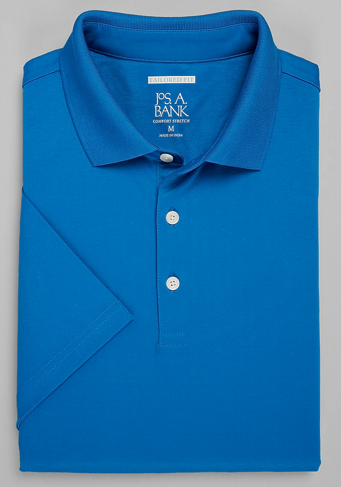 Jos. A. Bank Tailored Fit Interlock Polo Shirt CLEARANCE