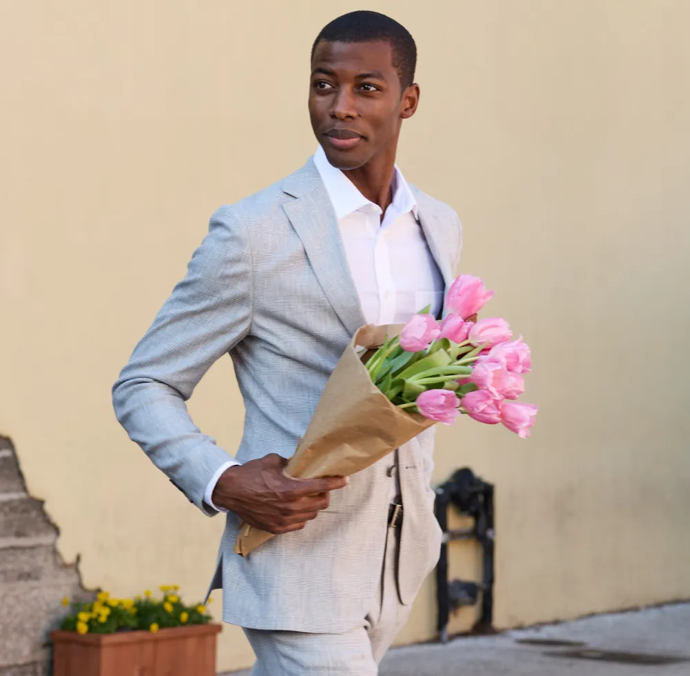 Jos A. Bank Linen Suit