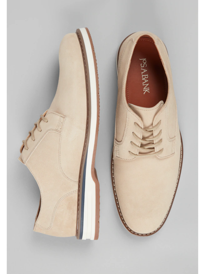 Jos. A. Bank Suede Plain Toe Hybrid Shoes