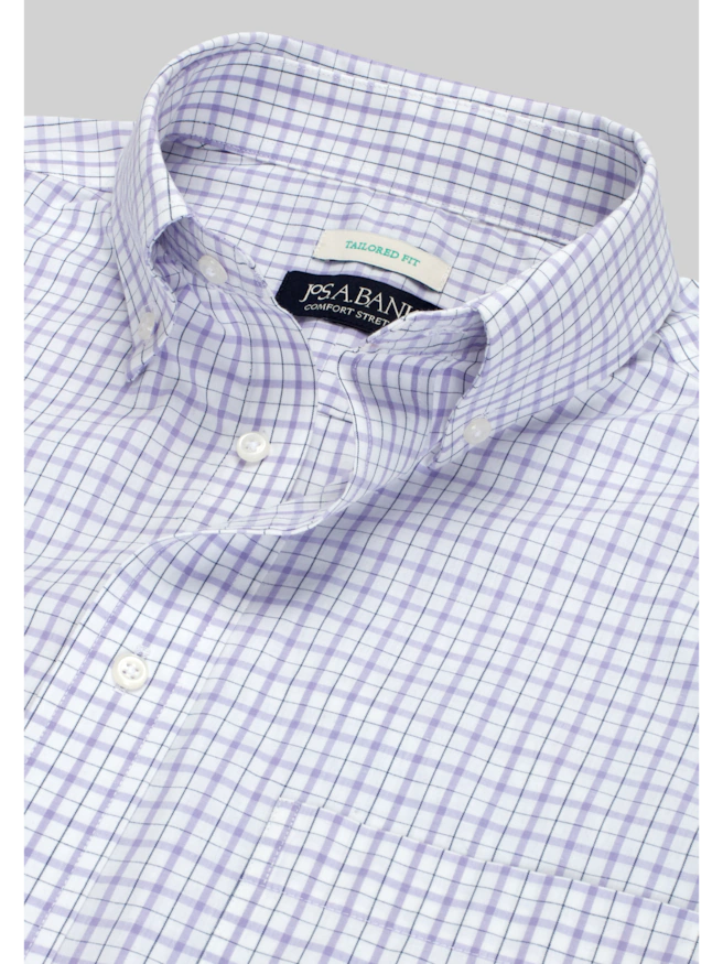Jos. A. Bank Tailored Fit Clean Check Dress Shirt