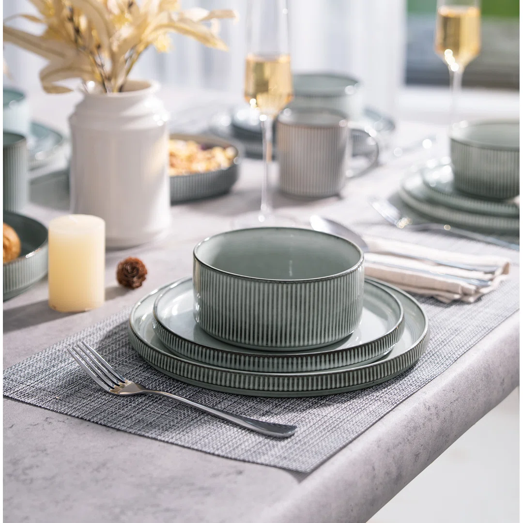 Stoneware Dinnerware Sets, Dish Set