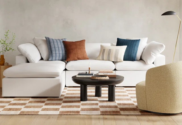 White Sectionals
