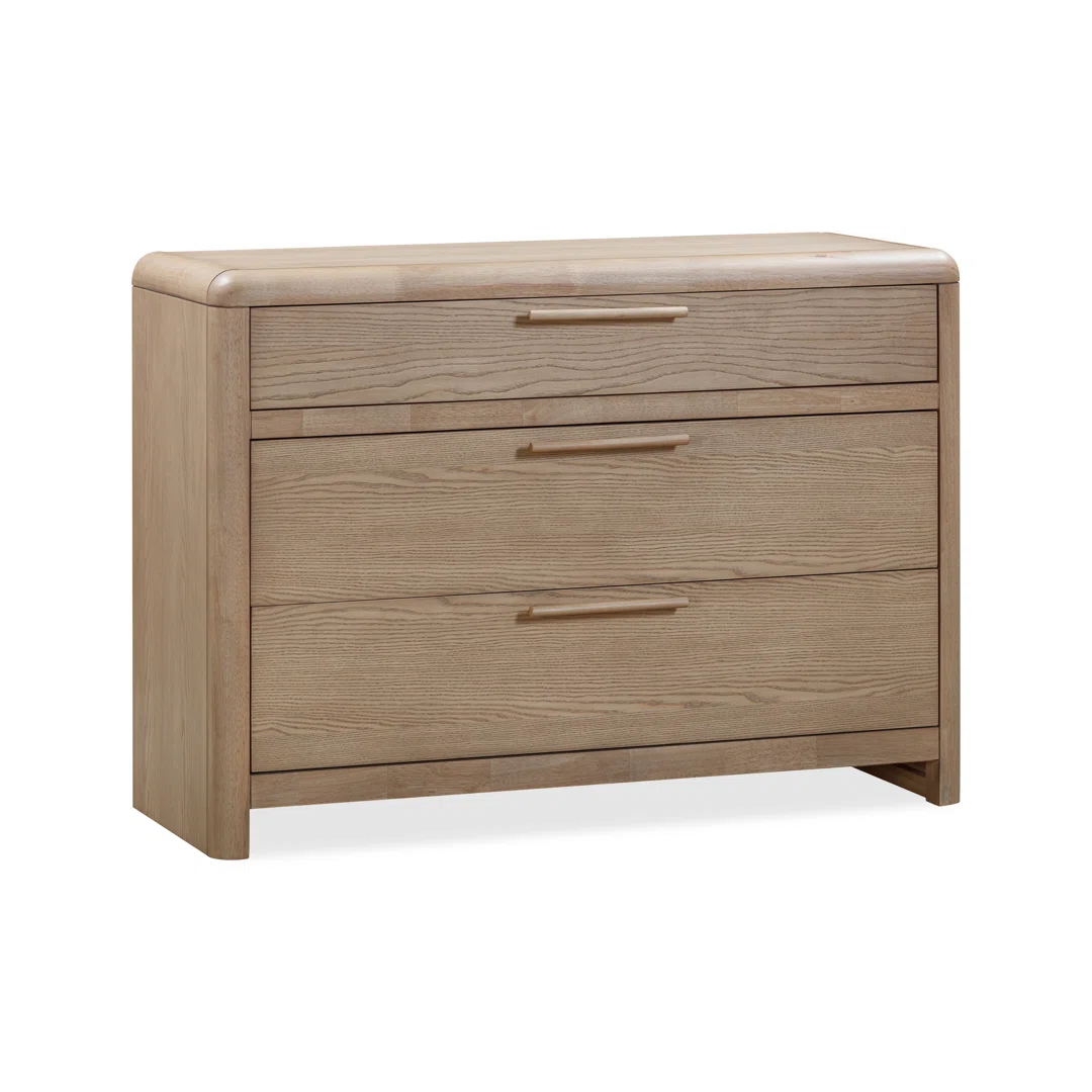 Furano Three Drawer Wood Bachelor Chest