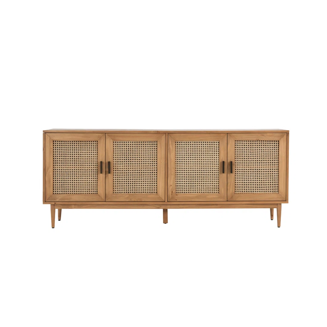 Genie Solid Wood 4 - Door Sideboard