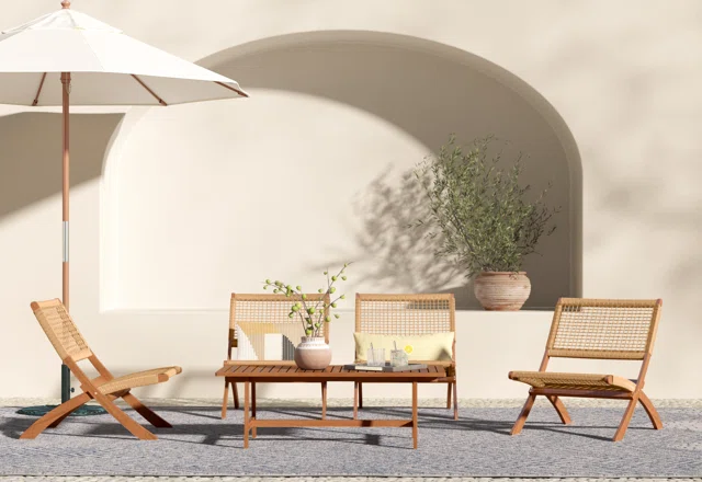 Wood Outdoor Seating Sets