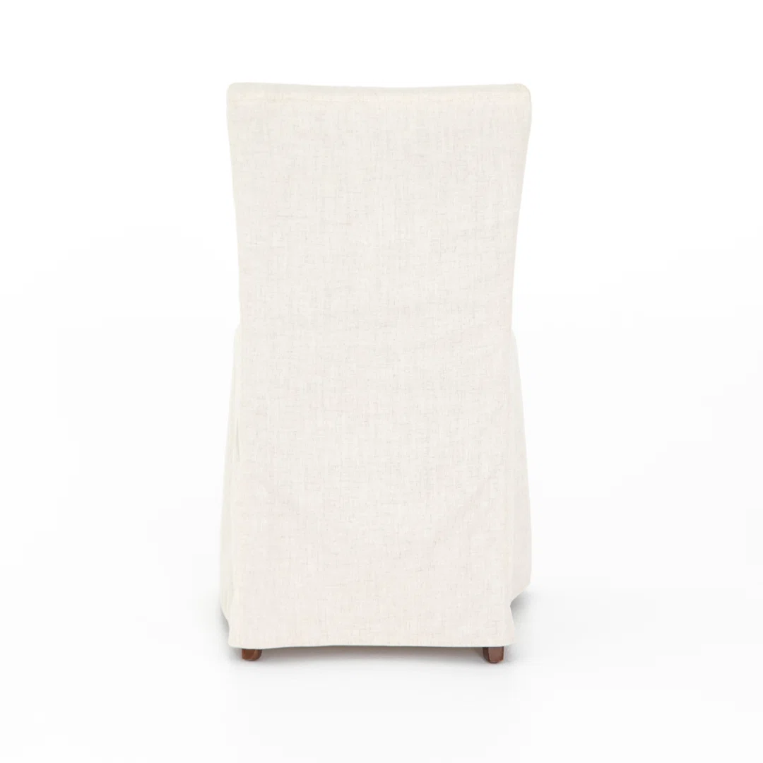 Rennie Upholstered Parsons Chair in Savile Flax