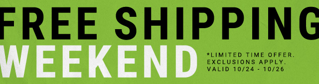 FREE SHIPPING WEEKEND