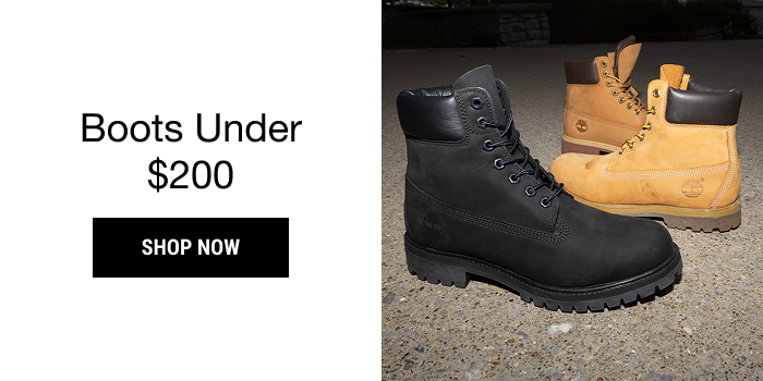 BOOTS UNDER $200