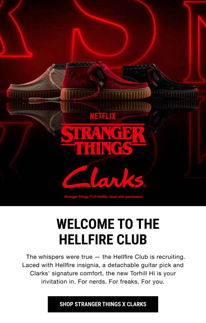 Clarks x Stranger Things