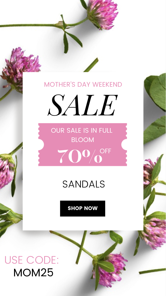 70% OFF SANDALS