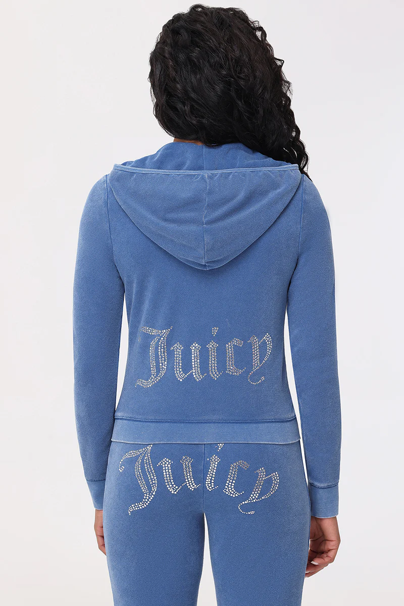 Image of Big Bling Towel Terry Zip Hoodie
