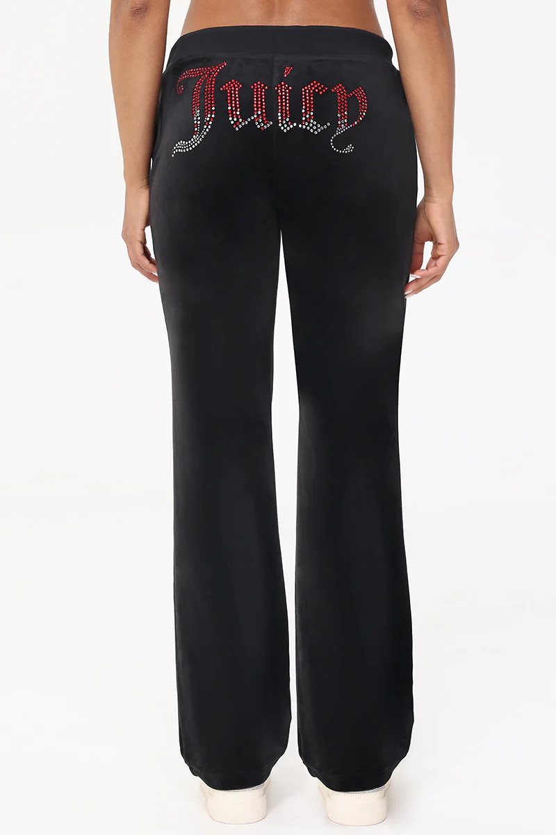 Image of Ombre Big Bling Velour Track Pants