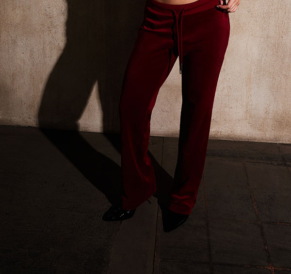 OG BIG BLING VELOUR TRACK PANTS