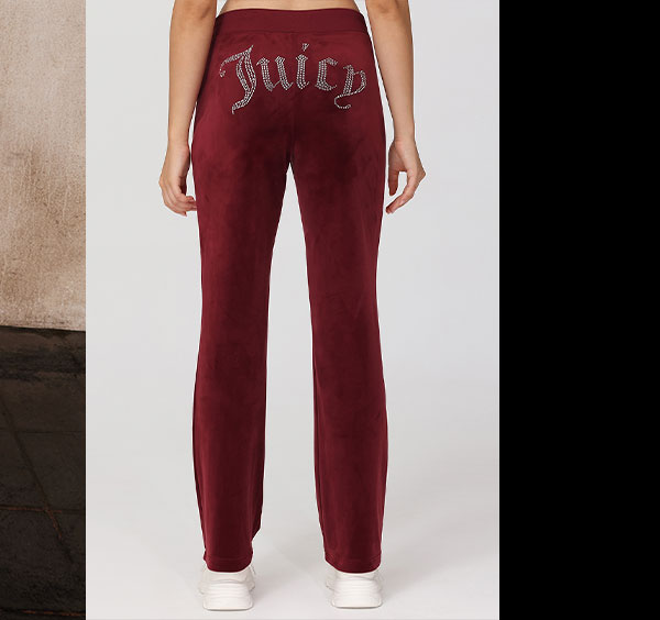 OG BIG BLING VELOUR TRACK PANTS