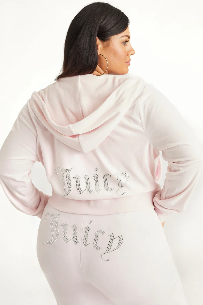 Image of Plus-Size OG Big Bling Velour Hoodie