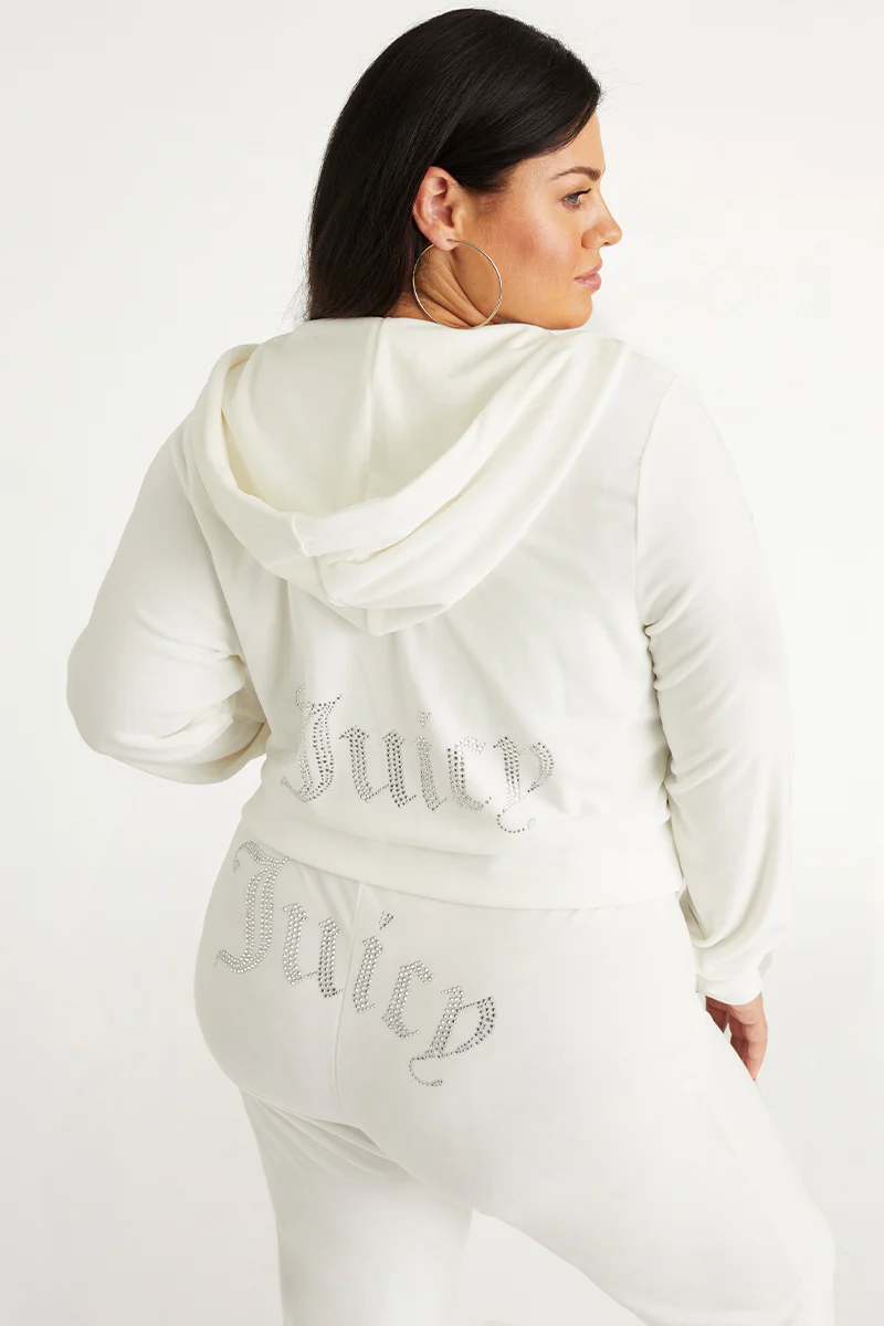 Image of Plus-Size OG Big Bling Velour Hoodie