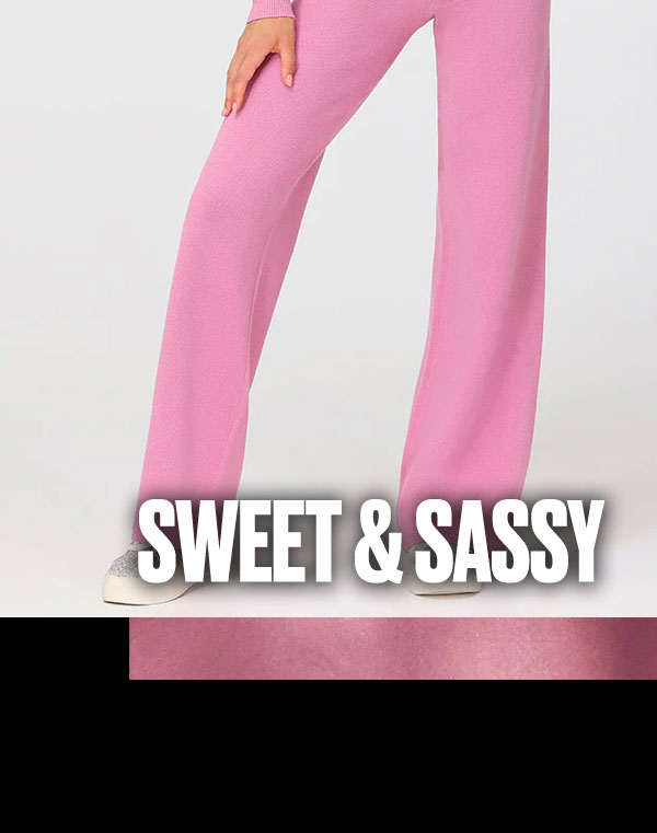 Wide Leg Sweater Pants