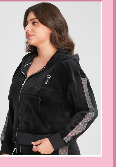 Plus-Size 30th Birthday Relaxed Scottie Velour Hoodie