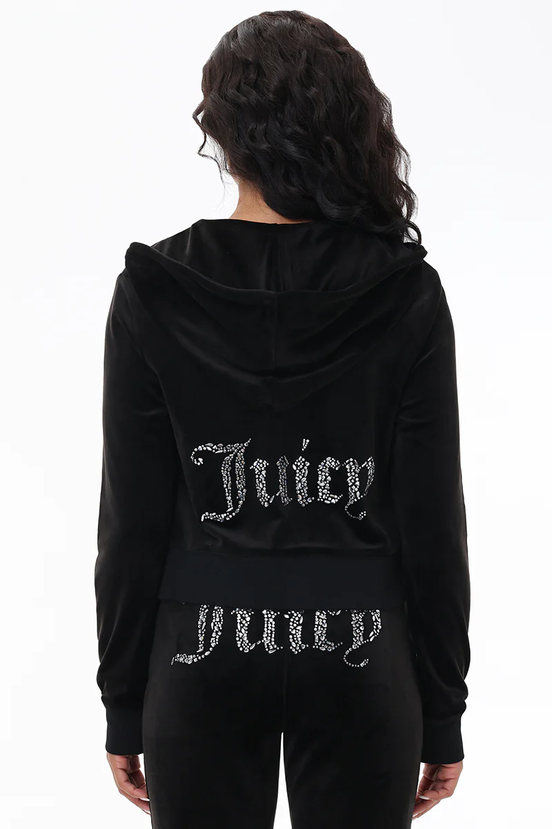 Image of Mixed Crystals Velour Hoodie