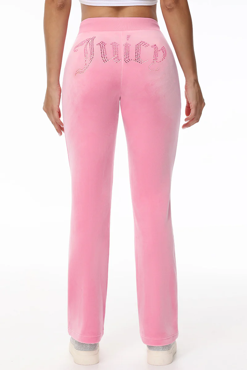 Image of Ombre Big Bling Velour Track Pants