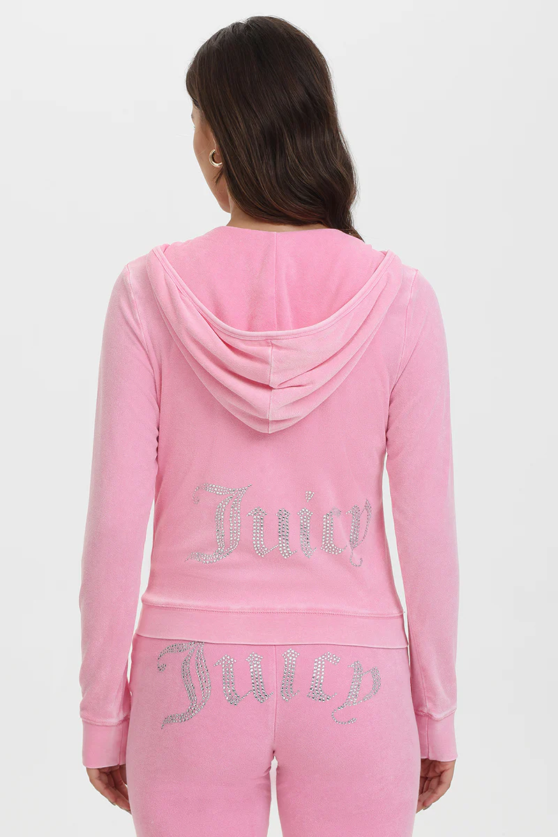 Image of Big Bling Towel Terry Zip Hoodie