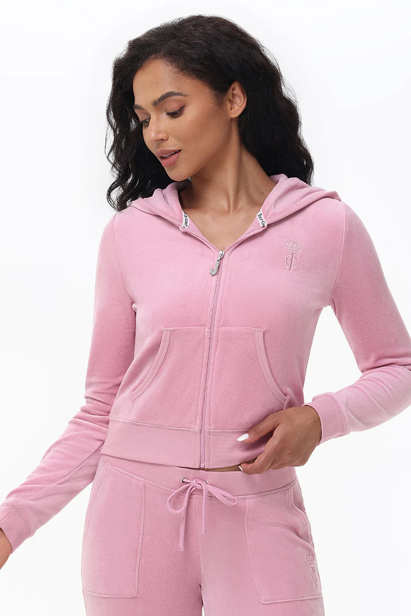 Image of Heritage Cotton Velour Hoodie