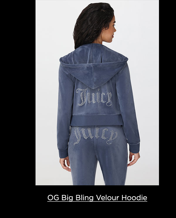 OG Big Bling Velour Hoodie