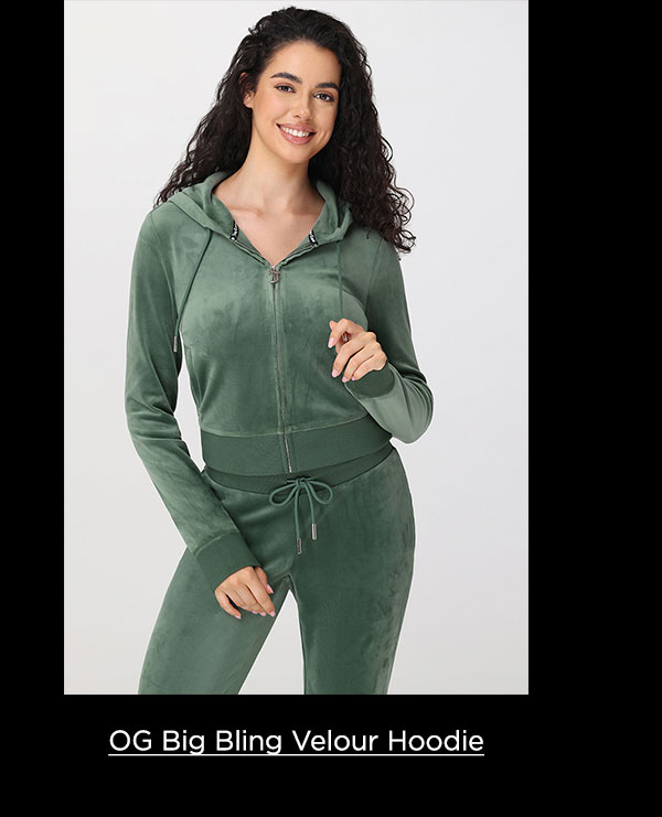 OG Big Bling Velour Hoodie