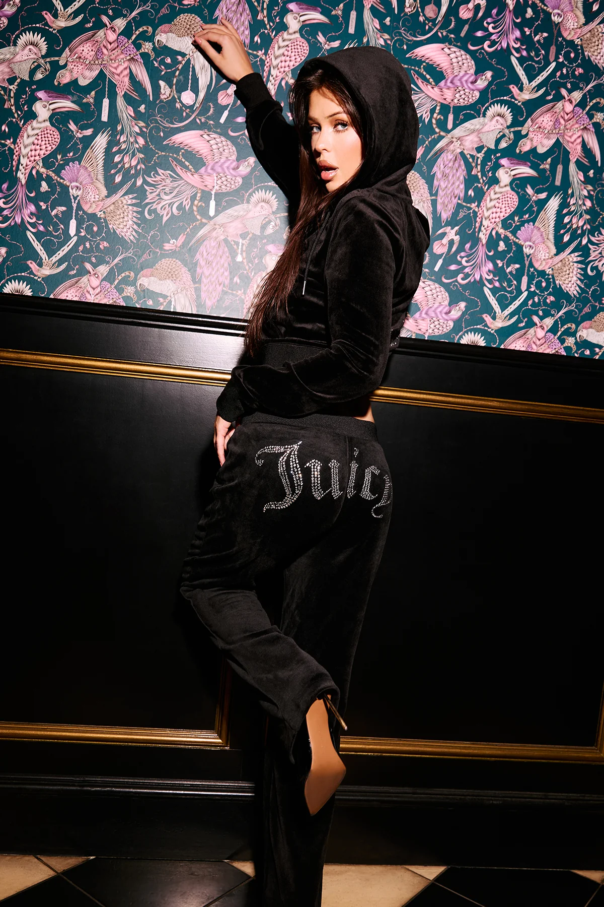 Image of OG Big Bling Velour Track Pants