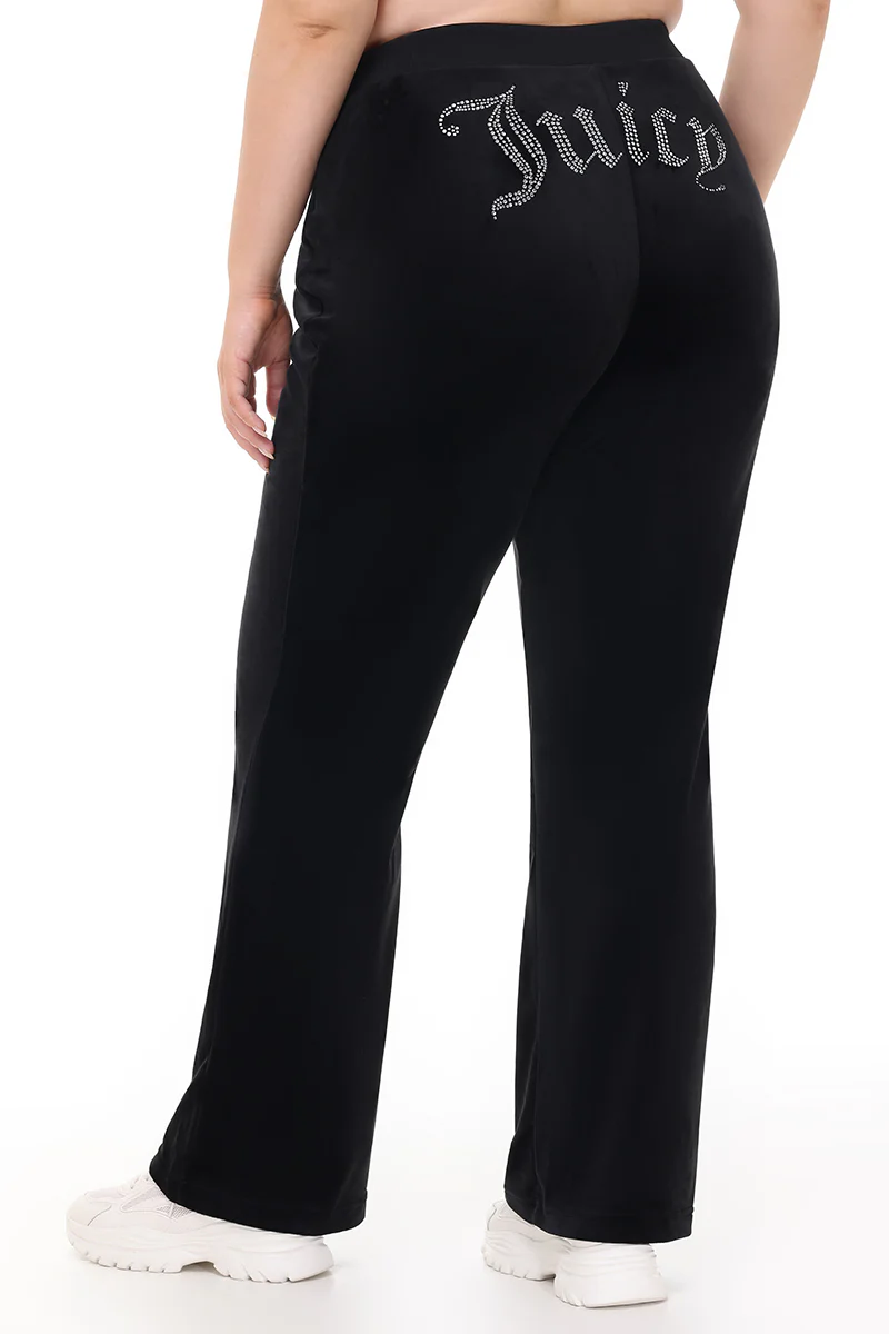 Image of Plus-Size OG Big Bling Velour Track Pants