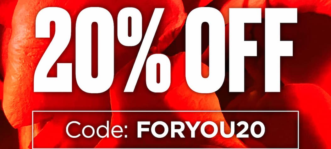 20% Off Code FORYOU20