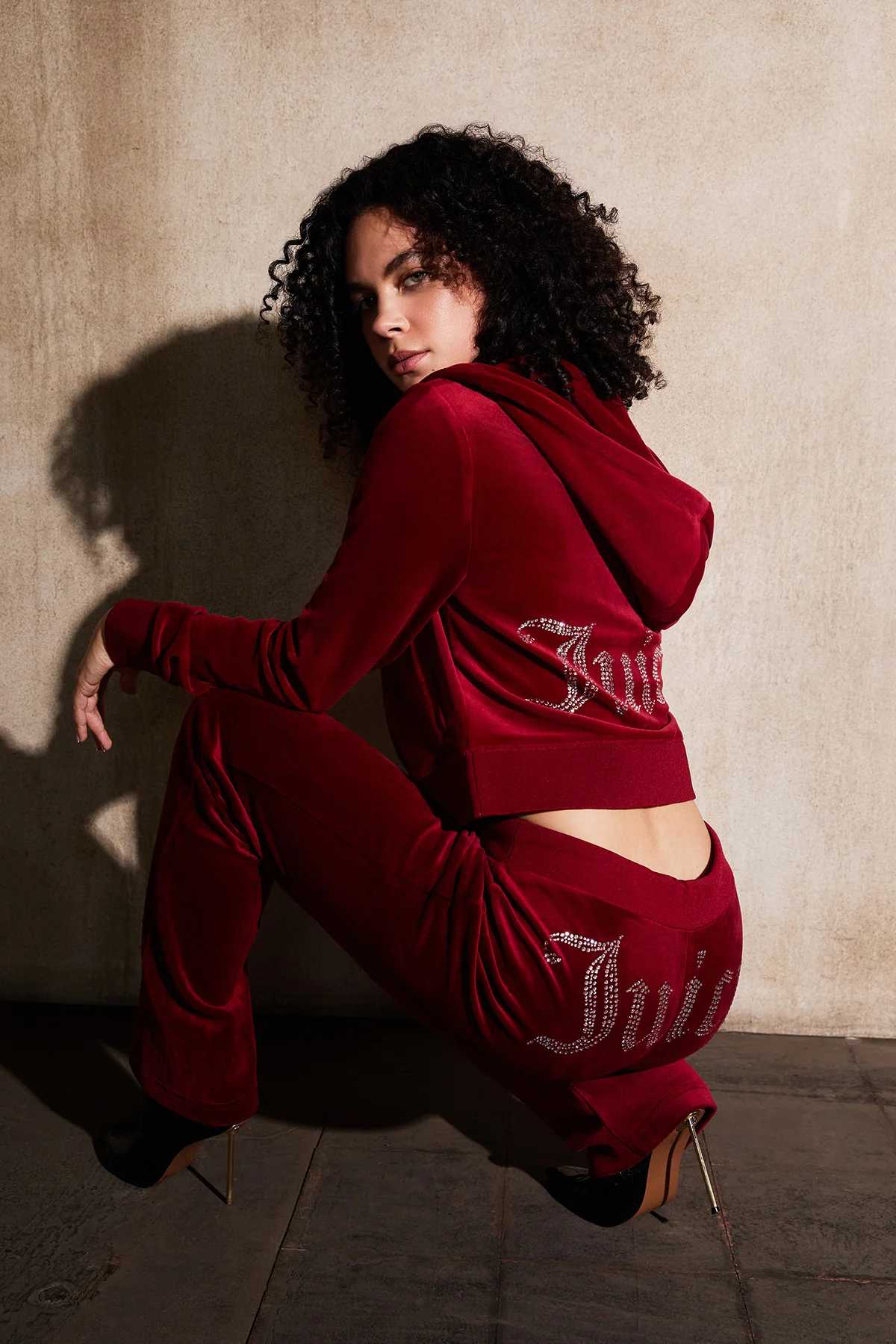 Image of OG Big Bling Velour Hoodie