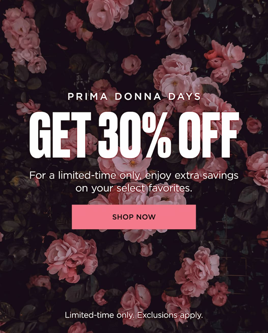 Get 30% Off Shop Now